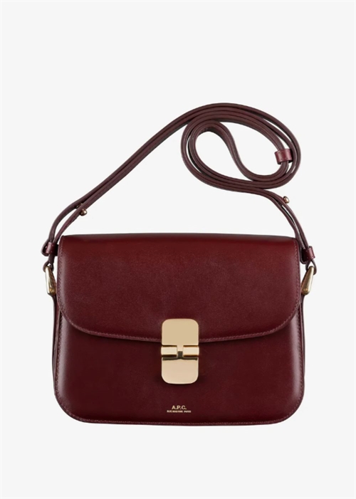 A.P.C SAC GRACE SMALL BAG VINO